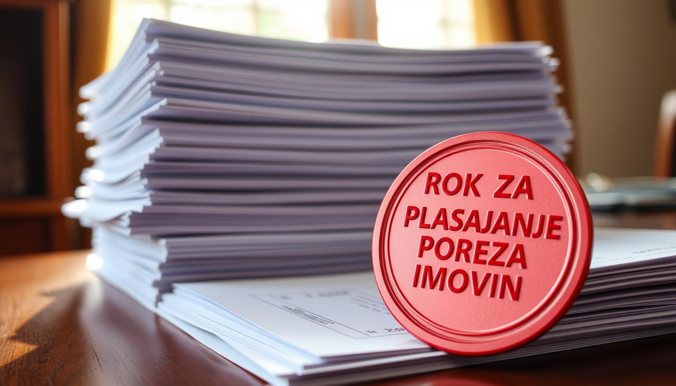 Rok za plaćanje poreza na imovinu